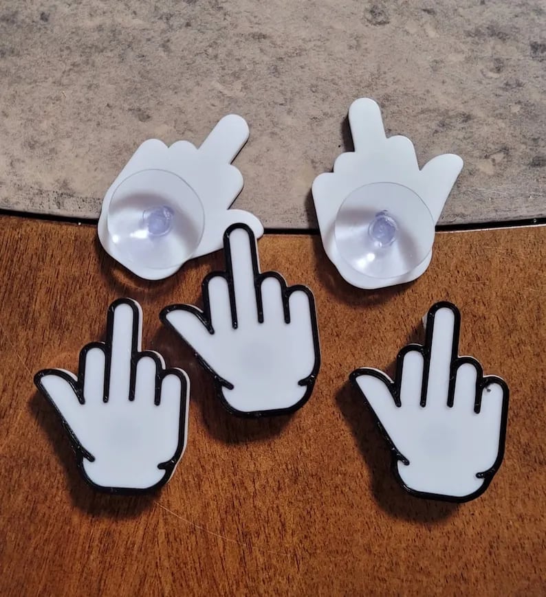 🔥LAST DAY 49% OFF -🖕🏻Middle Finger Suction Cup
