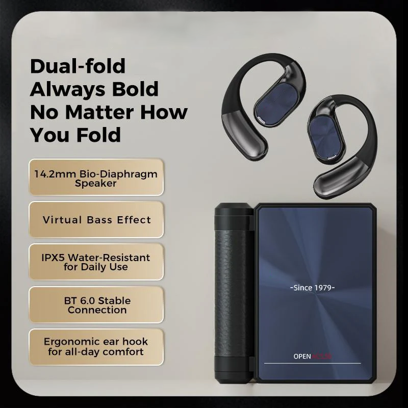 Limited-time offer: 60% off ✨ Wireless noise-canceling earbuds with Bluetooth 6.0 🥤, ultra-long battery life of 145 hours 🥳, IPX5 waterproof rating for sports 🚲