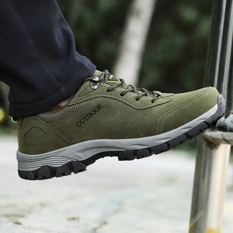Men's good arch support outdoor breathable walking shoes