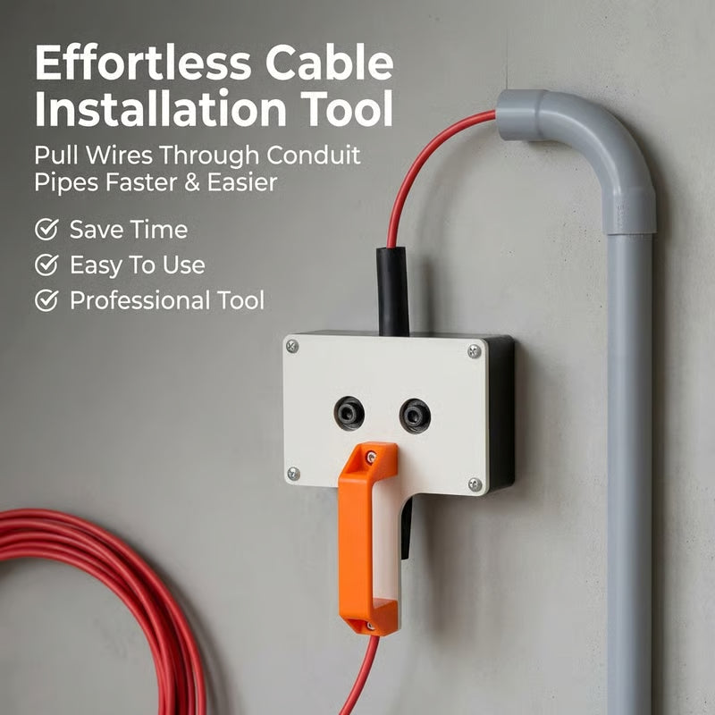 🔧 Efficient Cable Pulling Tool – The Ultimate Solution for Easy Wiring! ⚡📡