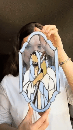 ✨2026 Handcrafted Christian Stained Window Panel