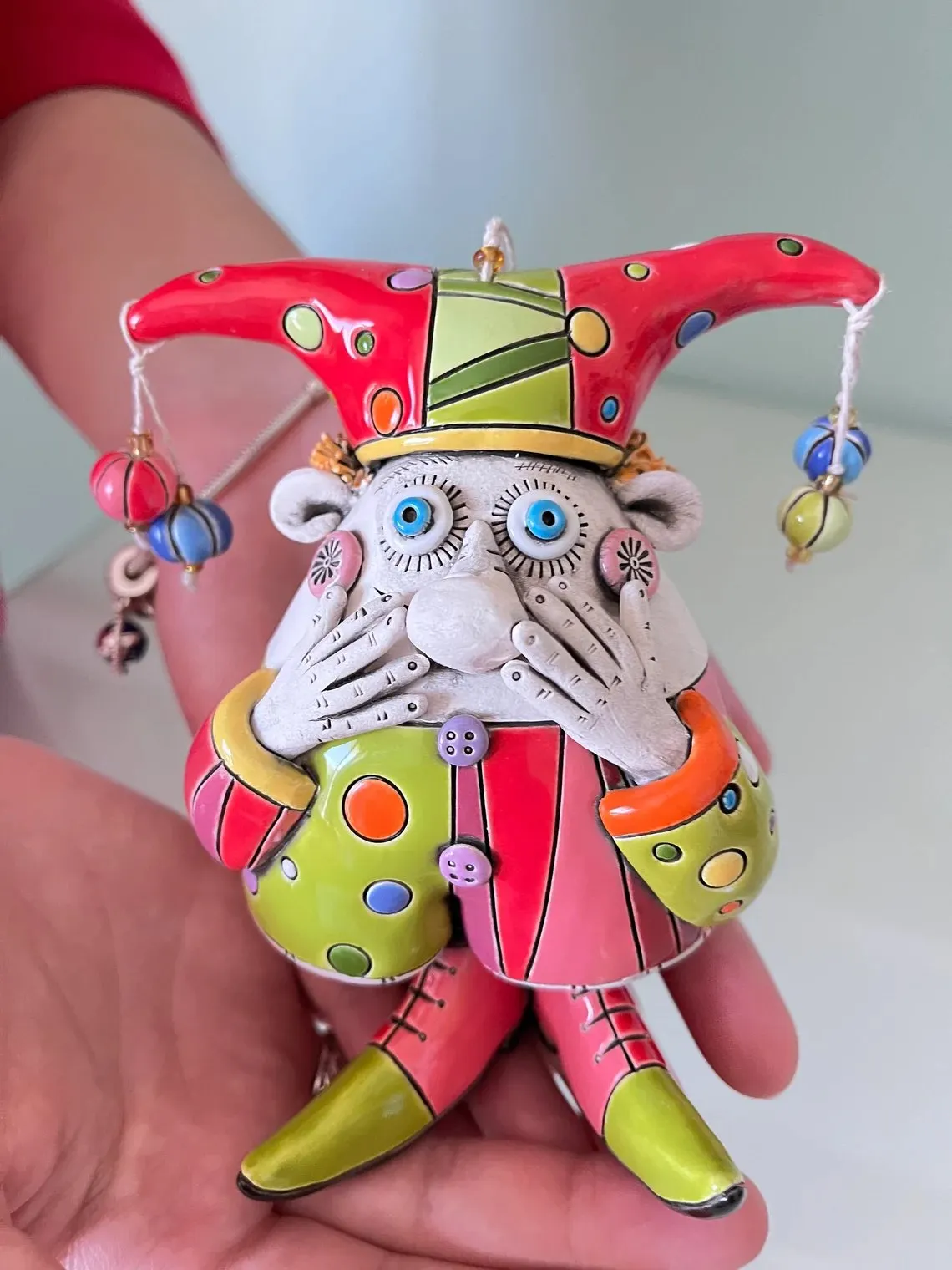 ONCANDFORAL🔥Last Day 70% OFF 🌈Colorful Jester Bell Ornaments
