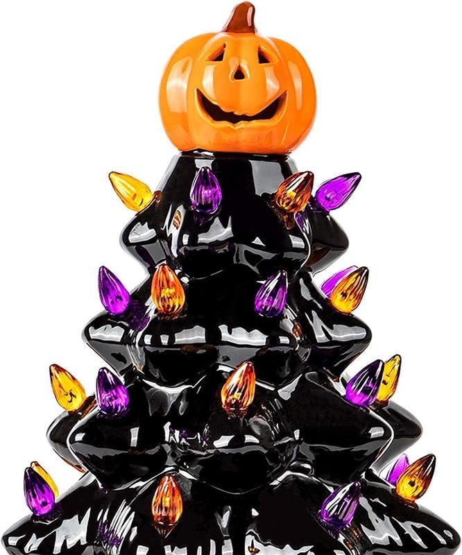 🔥Last 48 hours 57% off -🎄🎃 Halloween Ceramic Christmas Tree ✨