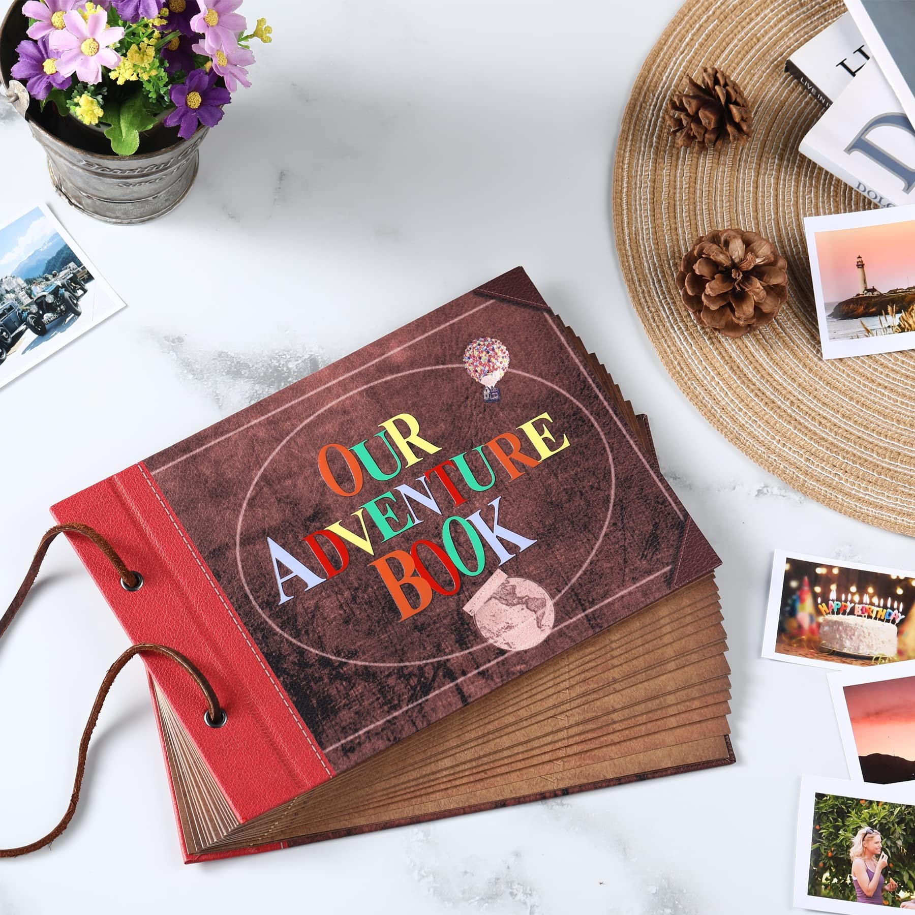 🔥LAST DAY 49% OFF - Vintage Adventure Travel Diary Photo Book Binder