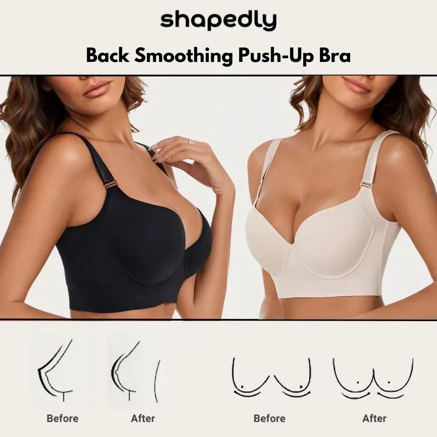 Shapedly Back Smoothing Push-Up Bra