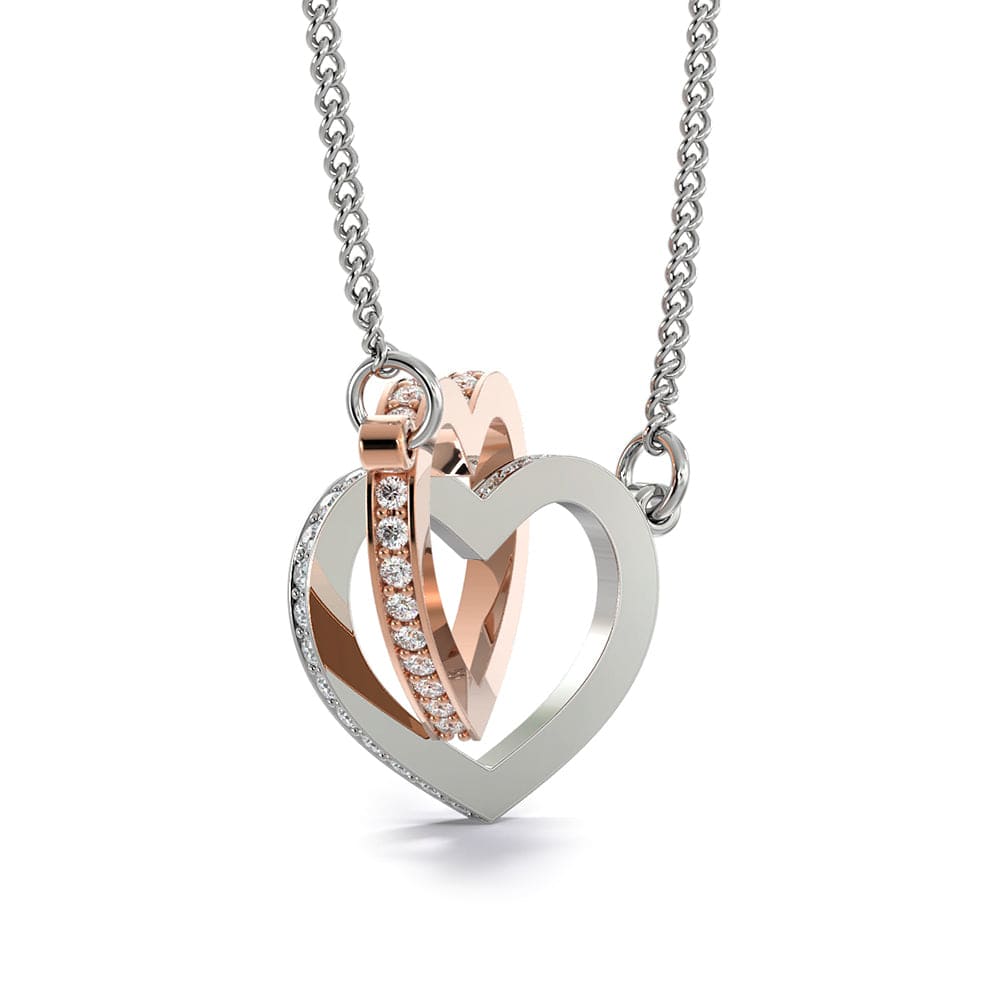 Sugarspring[ALMOST SOLD OUT] To My Beautiful Granddaughter - Interlocked Hearts Necklace Gift Set - SS117