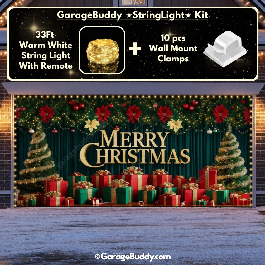 Garage Buddy | Christmas Joy | Christmas Garage Door Cover