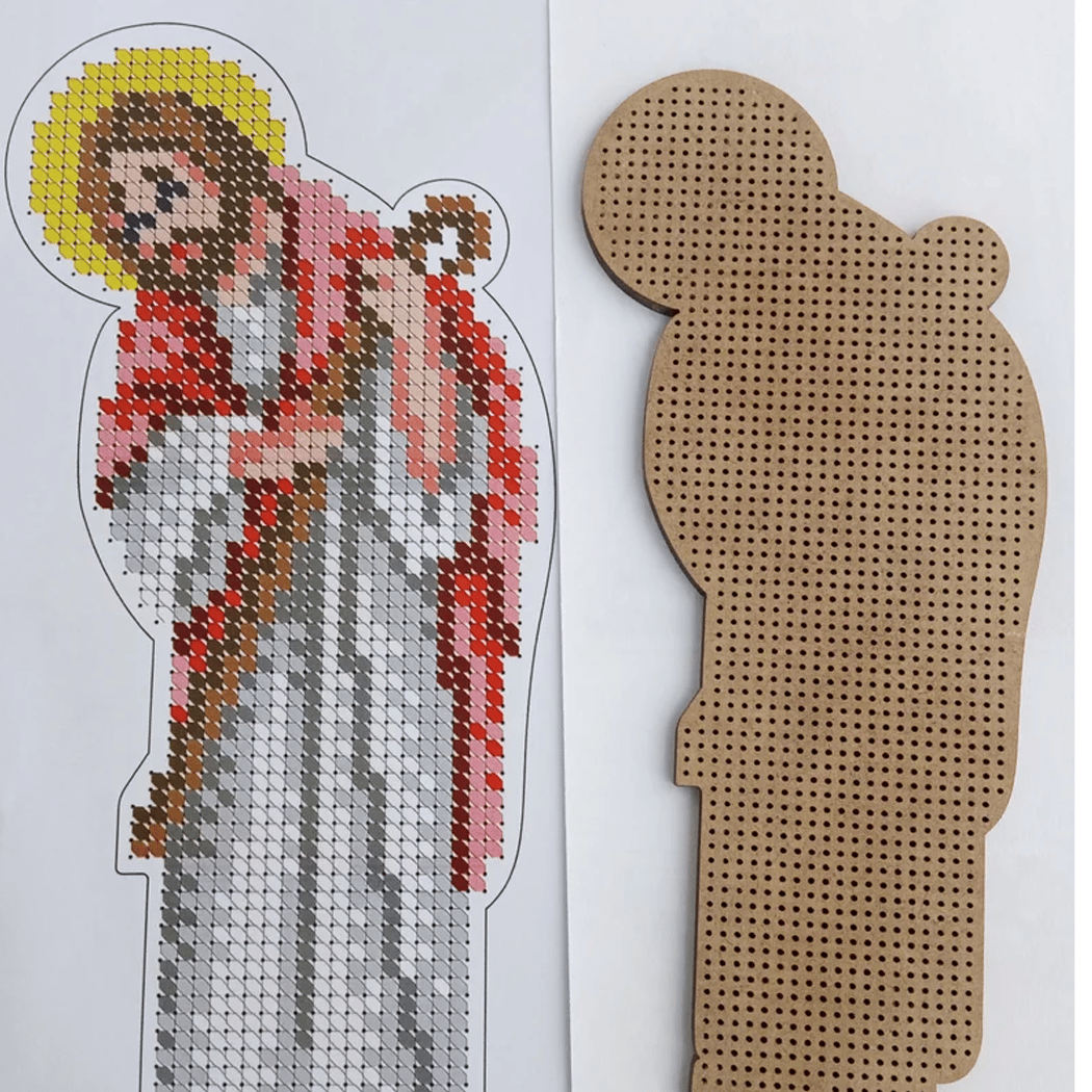 Nativity Scene DIY Bead Embroidery Kit