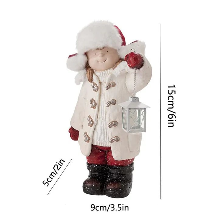 Oncandforal🔥Flash Sale - 49% OFF 🎄Children with Solar Lantern Figurines