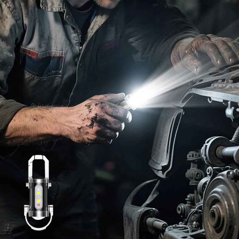 🔋1200LM Super Bright Mini Keychain Flashlight Waterproof
