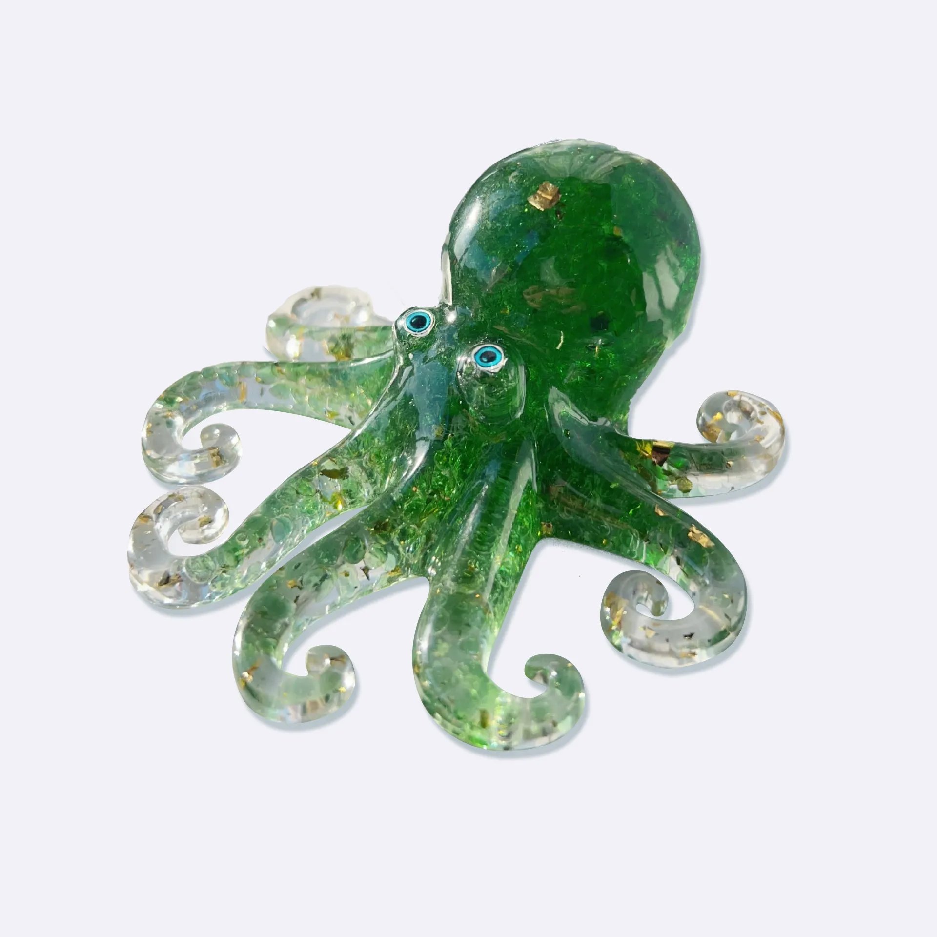 🔥Last 4 hours Sale: Save $15 -🔮🐙Natural Crystal Gravel Octopus Decor