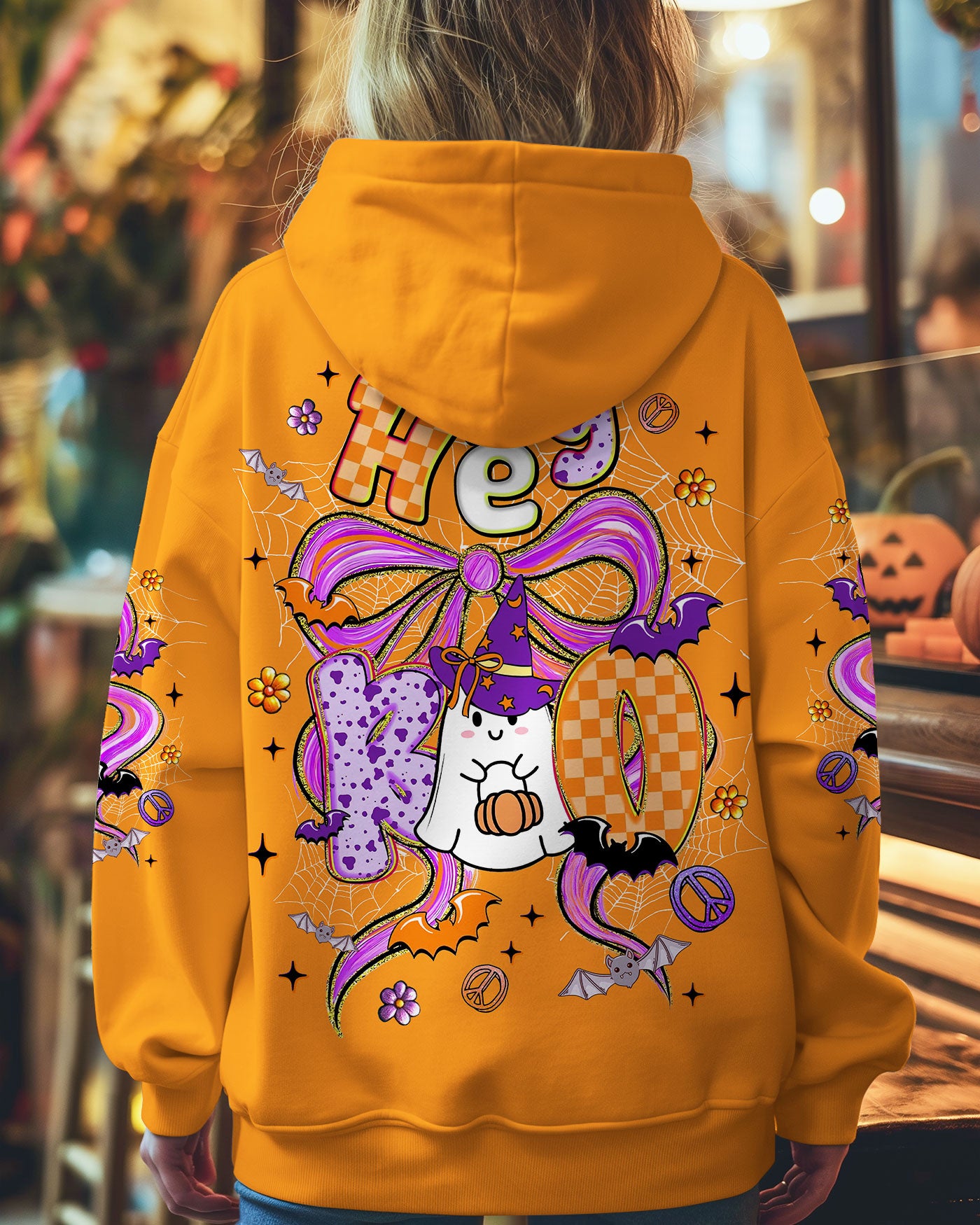 HEY BOO HALLOWEEN ALL OVER PRINT  - TLNT2907251