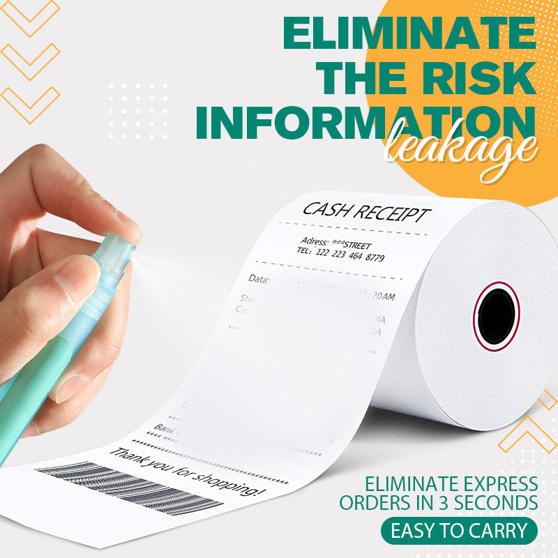 🔥New Hot Selling🔥Thermal Sensitive Paper Spray（The more you buy, the higher the discount）