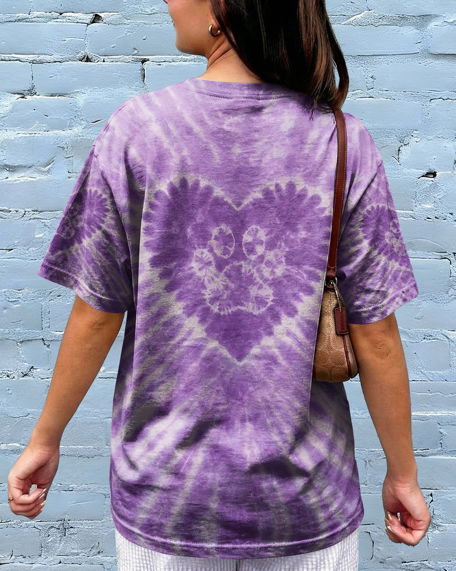 PURPLE PAW HEART ALL OVER PRINT - TYQY1003261