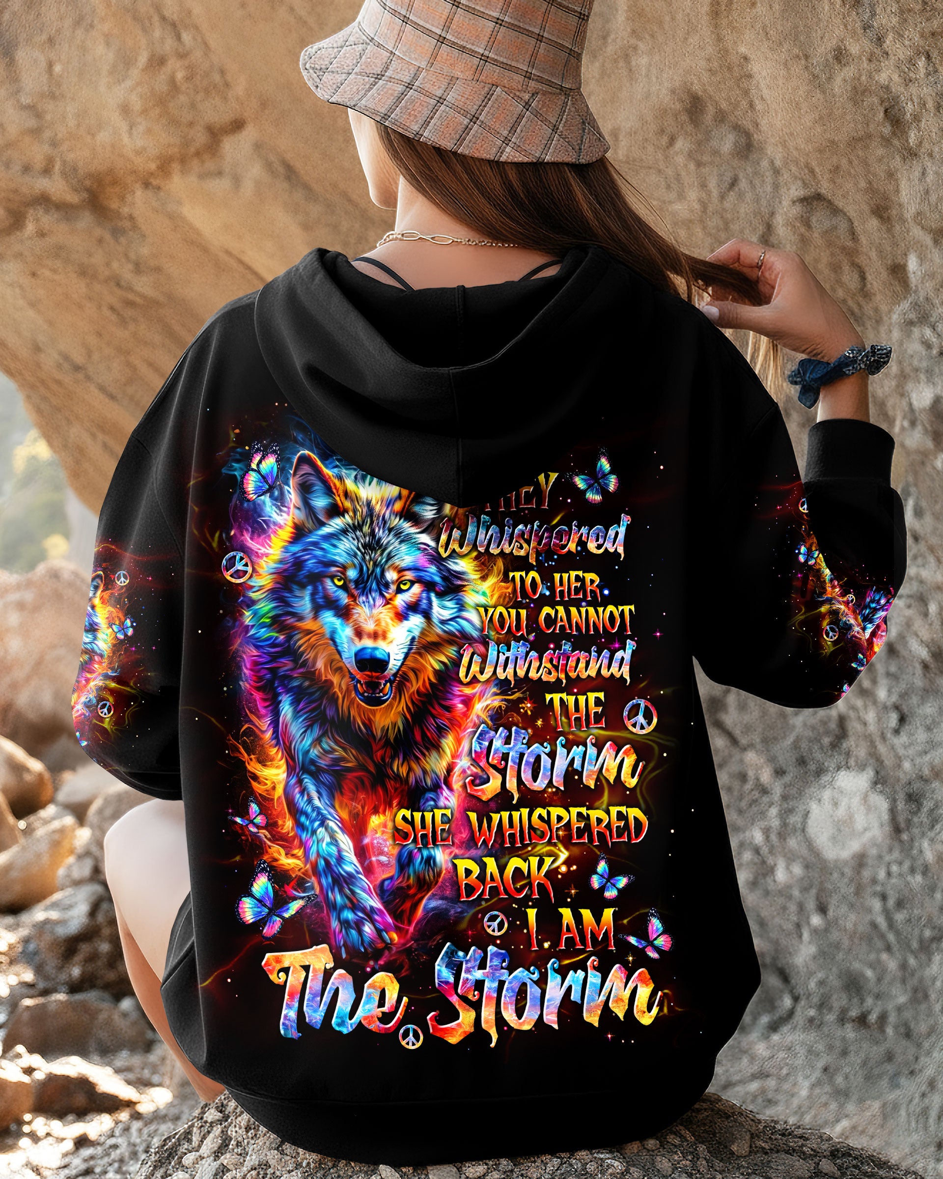 I AM THE STORM WOLF ALL OVER PRINT - TLNT2210251