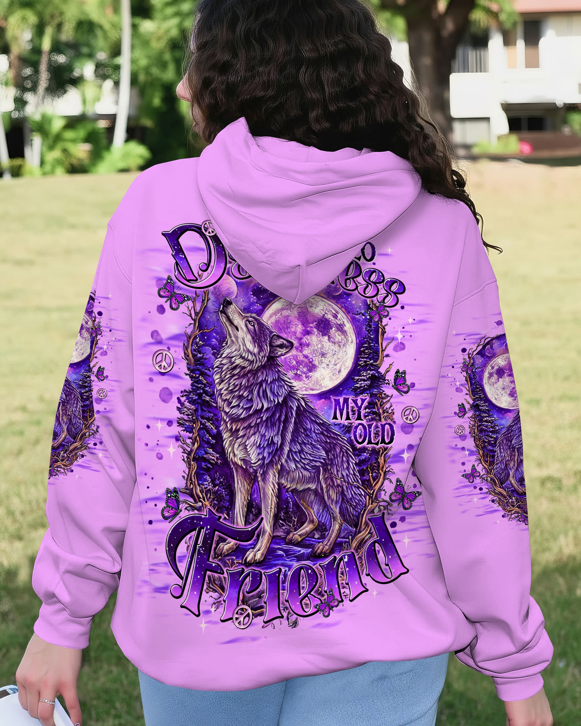 HELLO DARKNESS MY OLD FRIEND WOLF ALL OVER PRINT - TLNT3110252