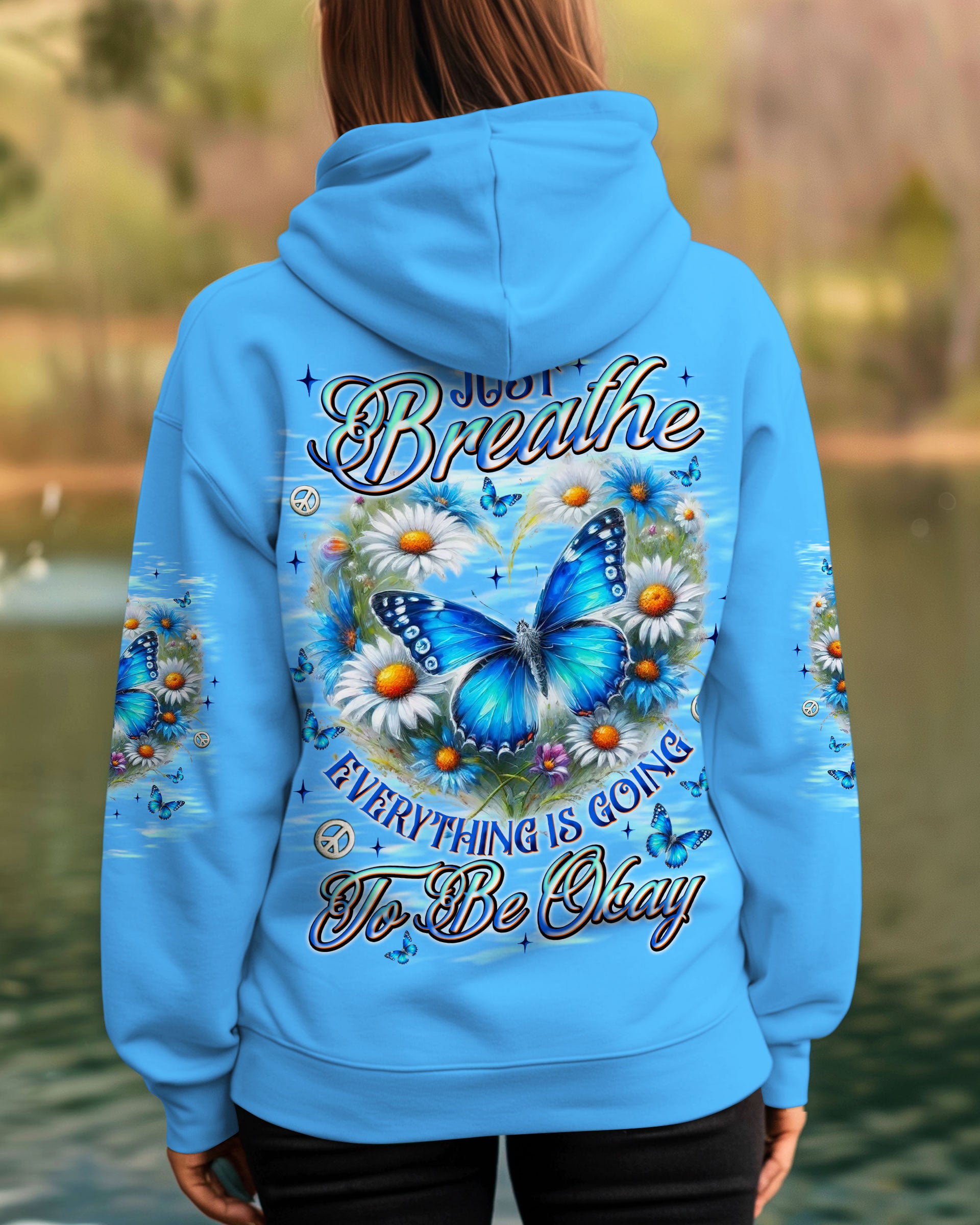 JUST BREATHE BUTTERFLY ALL OVER PRINT - TLNT0809253