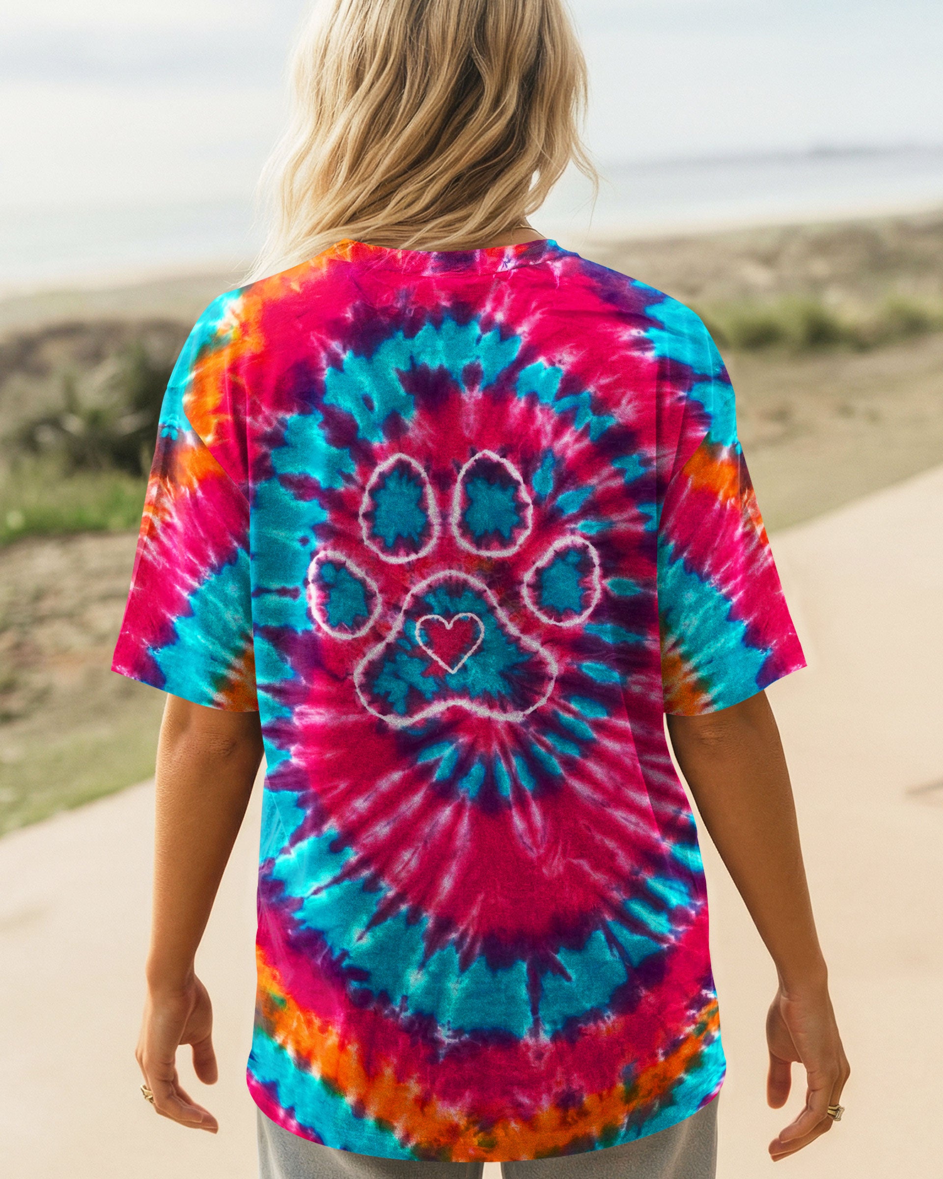 PAW PRINT SWIRL ALL OVER PRINT  - TLNT3012252