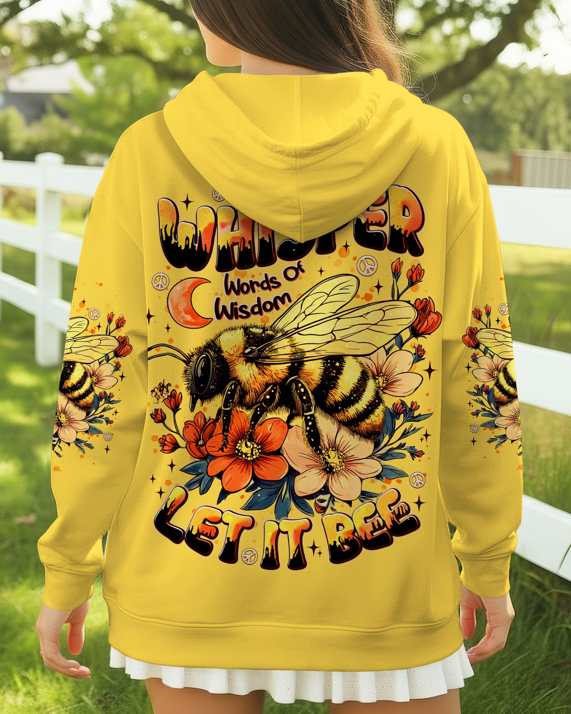 WHISPER WORDS OF WISDOM LET IT BEE  ALL OVER PRINT  - TLNT2910253
