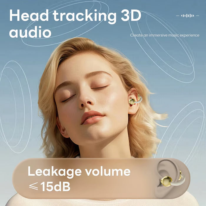 💖 Jewelry worn on your ears! Butterfly clip-on Bluetooth earphones, painless to wear, Bluetooth 6.0, IPX5 waterproof.