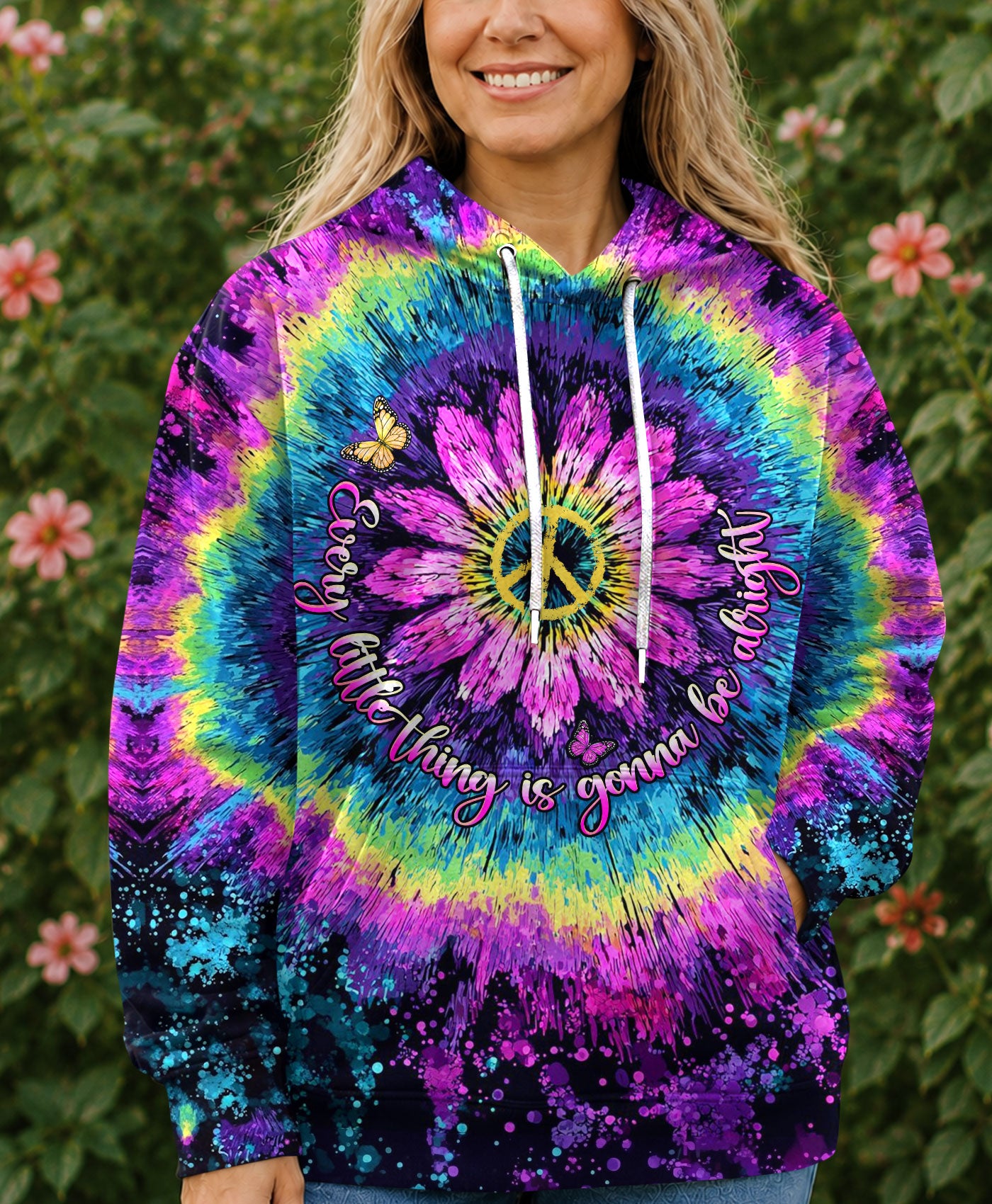 EVERY LITTLE THING FLOWER ART ALL OVER PRINT - TLHN2207262