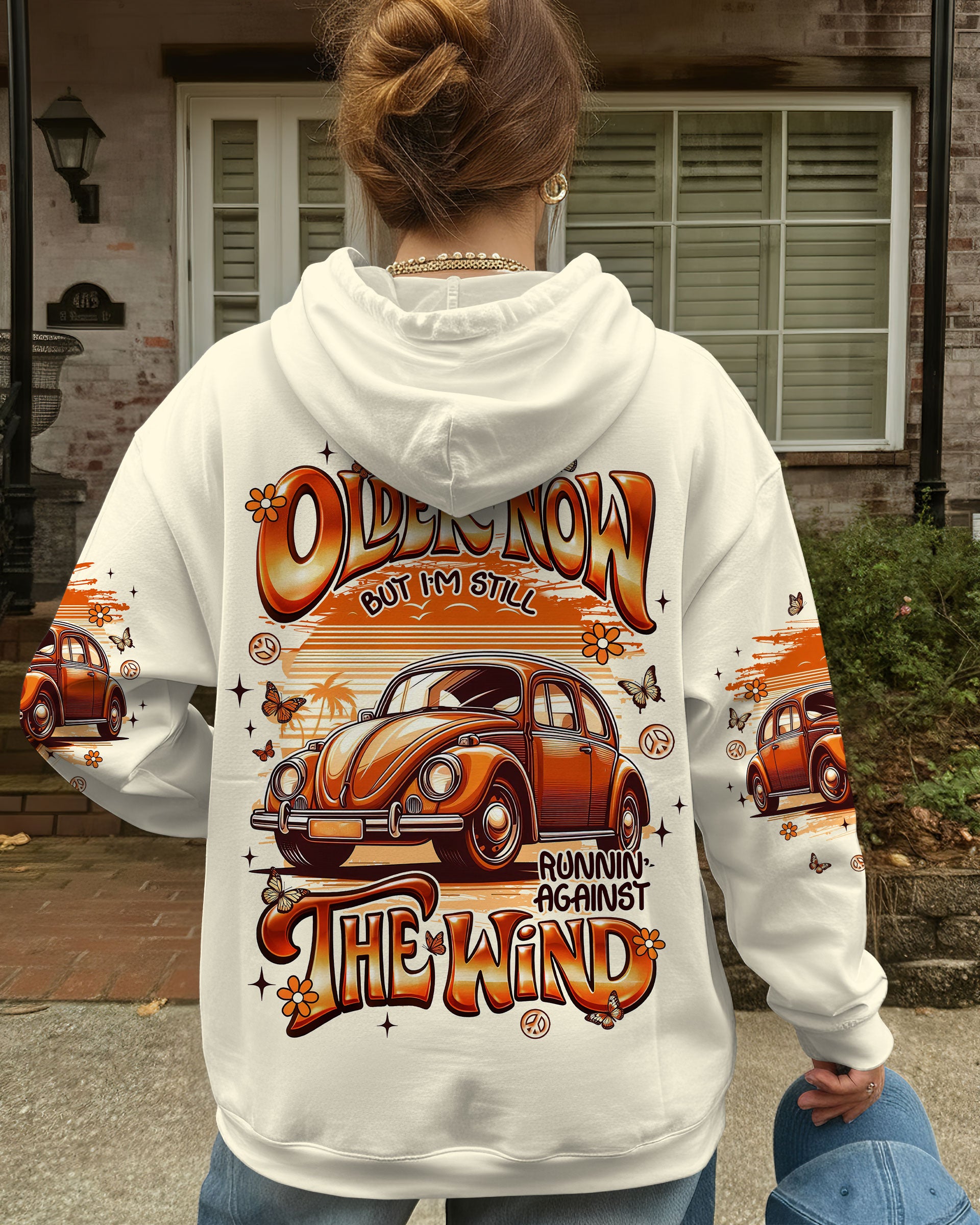 RUNNING AGAINST THE WIND RETRO CAR ALL OVER PRINT  - TLNT2003262
