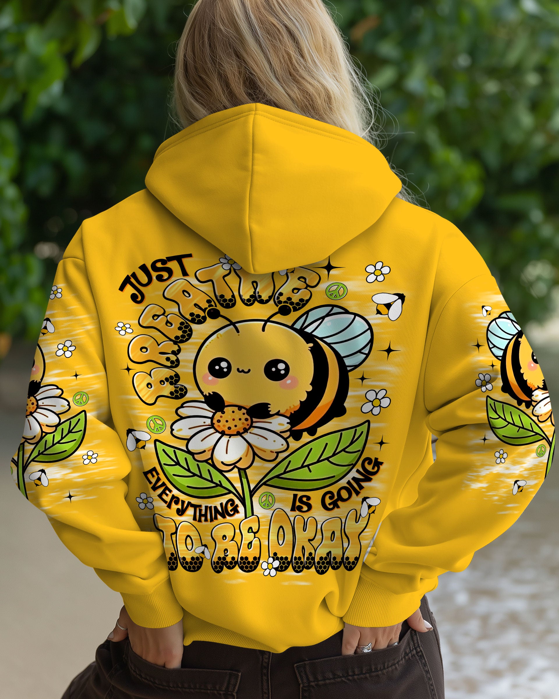 JUST BREATHE BEE ALL OVER PRINT - TLNT1809252