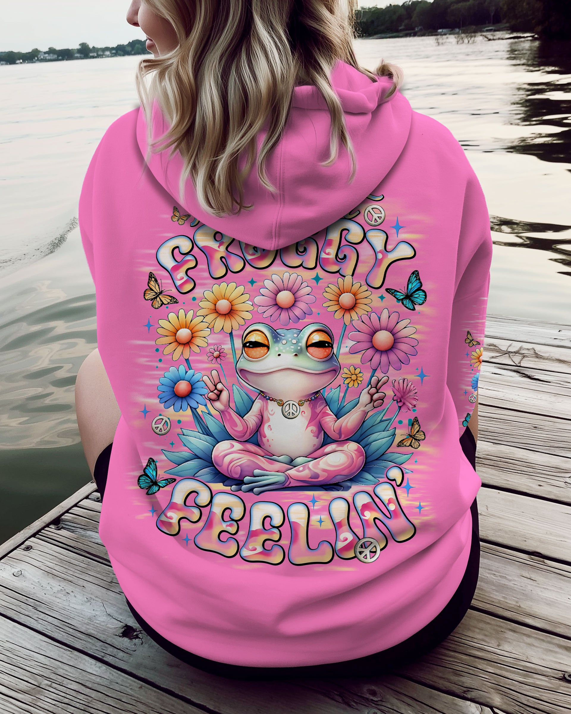 I GOT THAT FROGGY FEELIN FROG ALL OVER PRINT - TLNT2508252