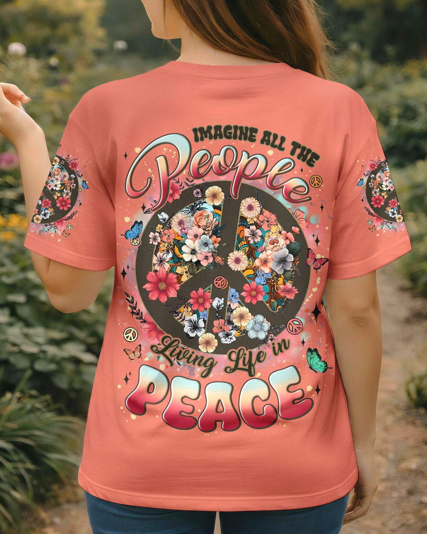 IMAGINE ALL THE PEOPLE LIVING LIFE IN PEACE ALL OVER PRINT - TYLN2303262