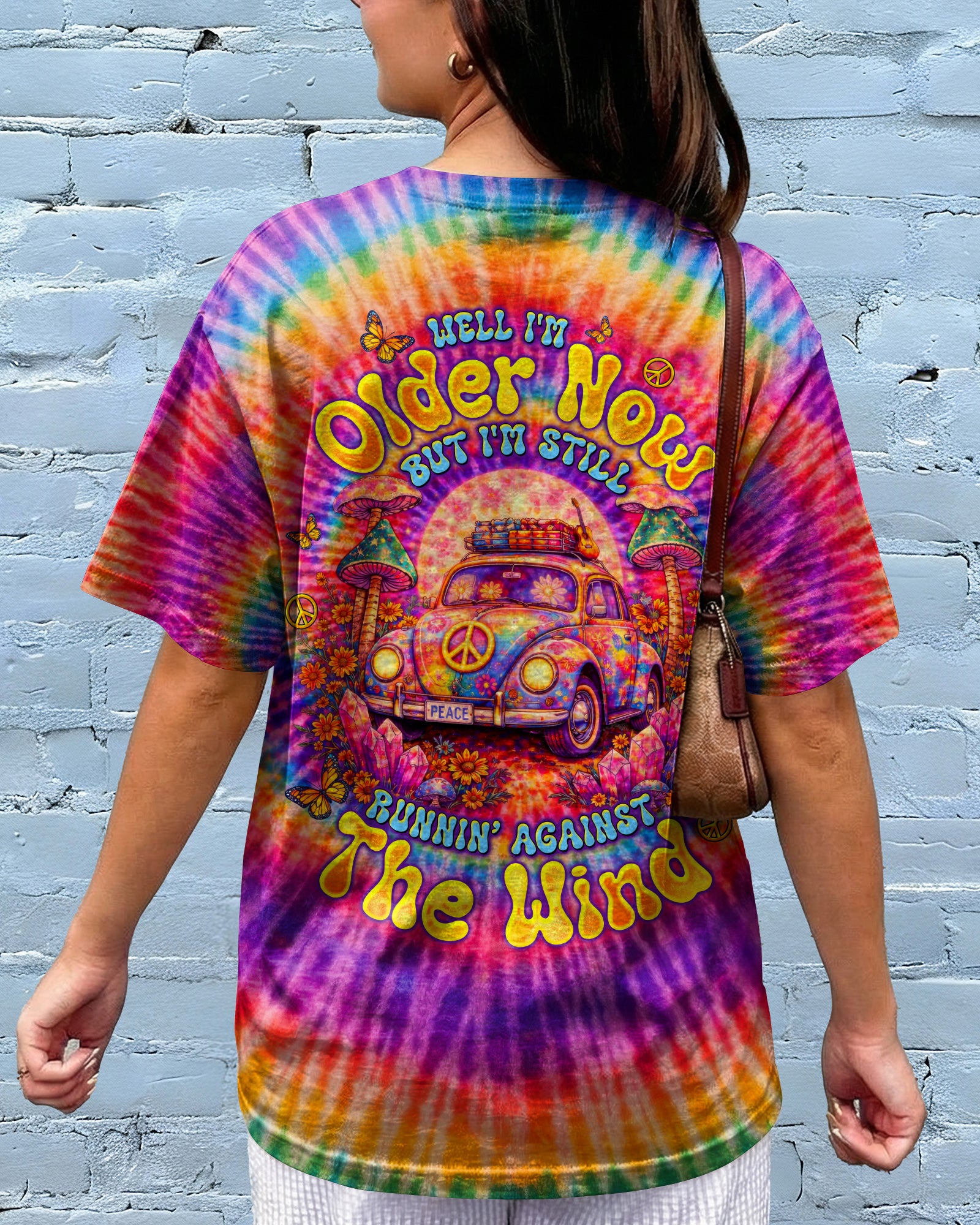 RUNNING AGAINST THE WIND CAR SWIRL ALL OVER PRINT  - TLTW2502261