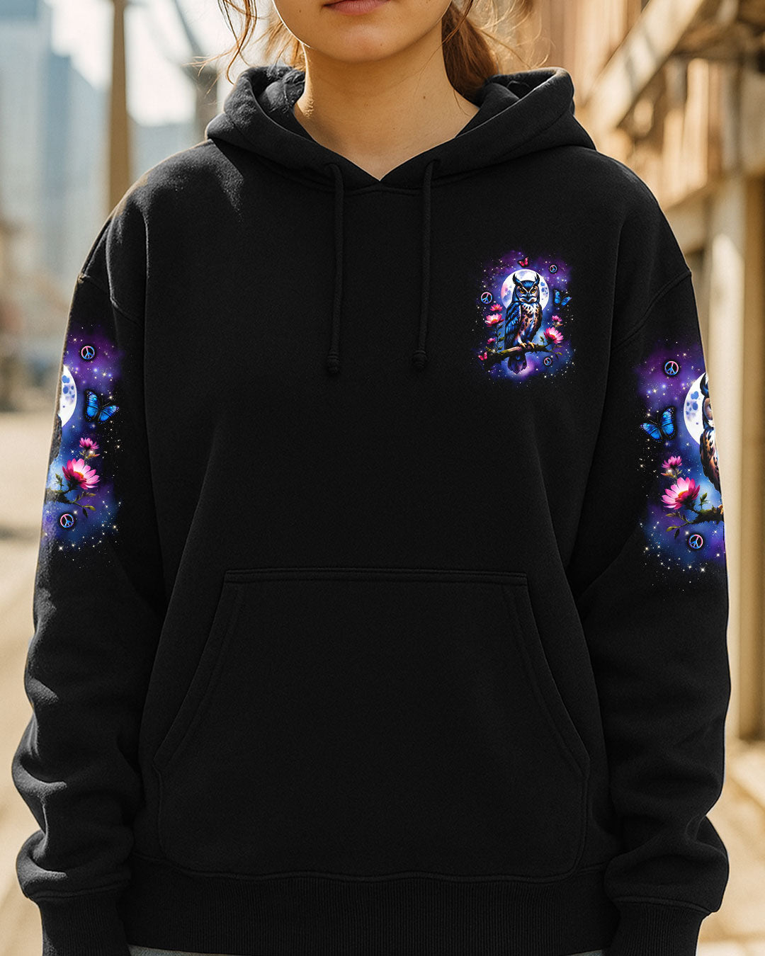 HELLO DARKNESS MY OLD FRIEND OWL ALL OVER PRINT - YHLN0310252