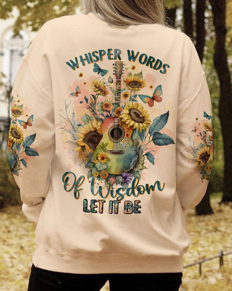 WHISPER WORDS OF WISDOM SUNFLOWER GUITAR ALL OVER PRINT - TLTR0403232