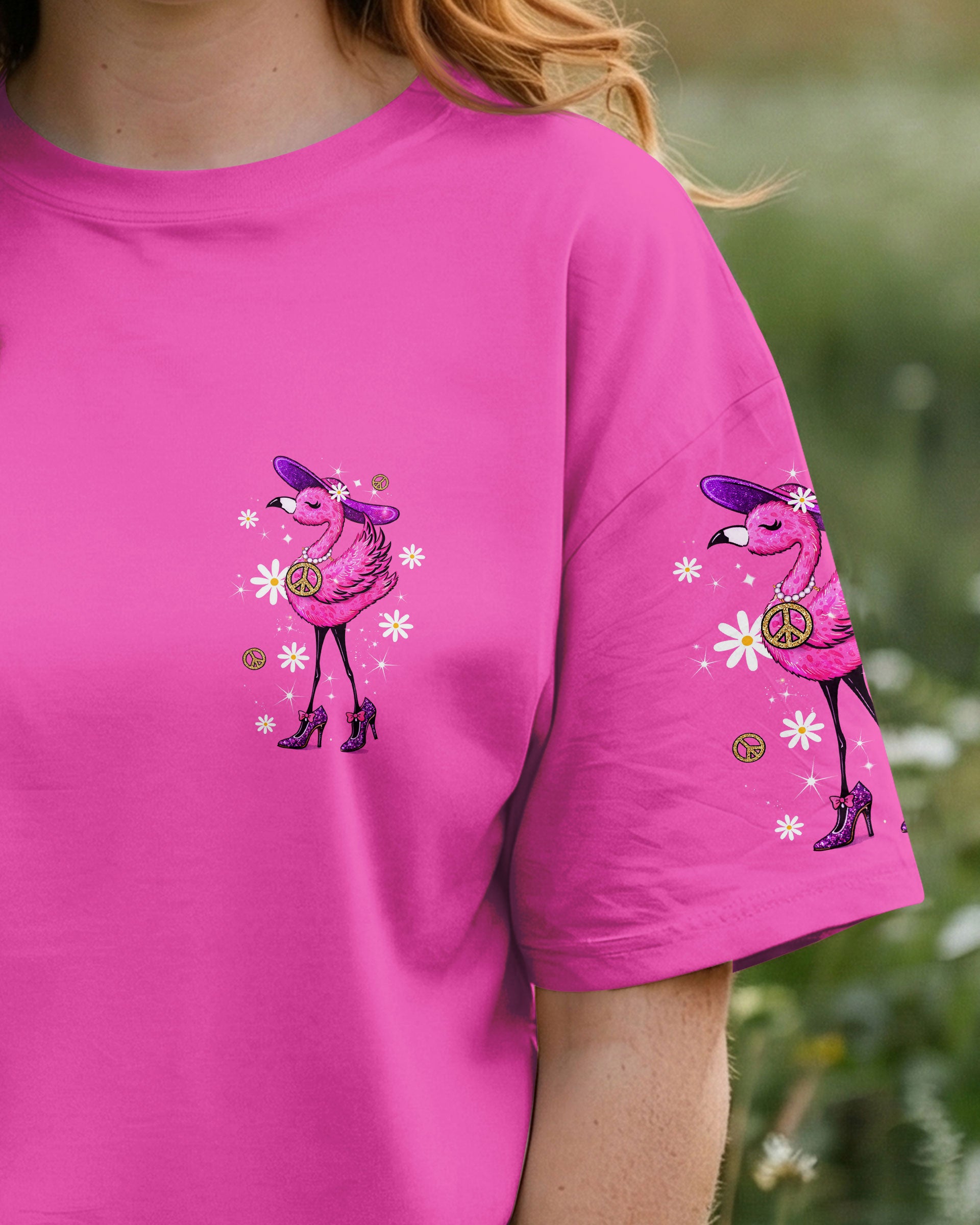 BORN TO STAND OUT FLAMINGO ALL OVER PRINT - TLTW2303261