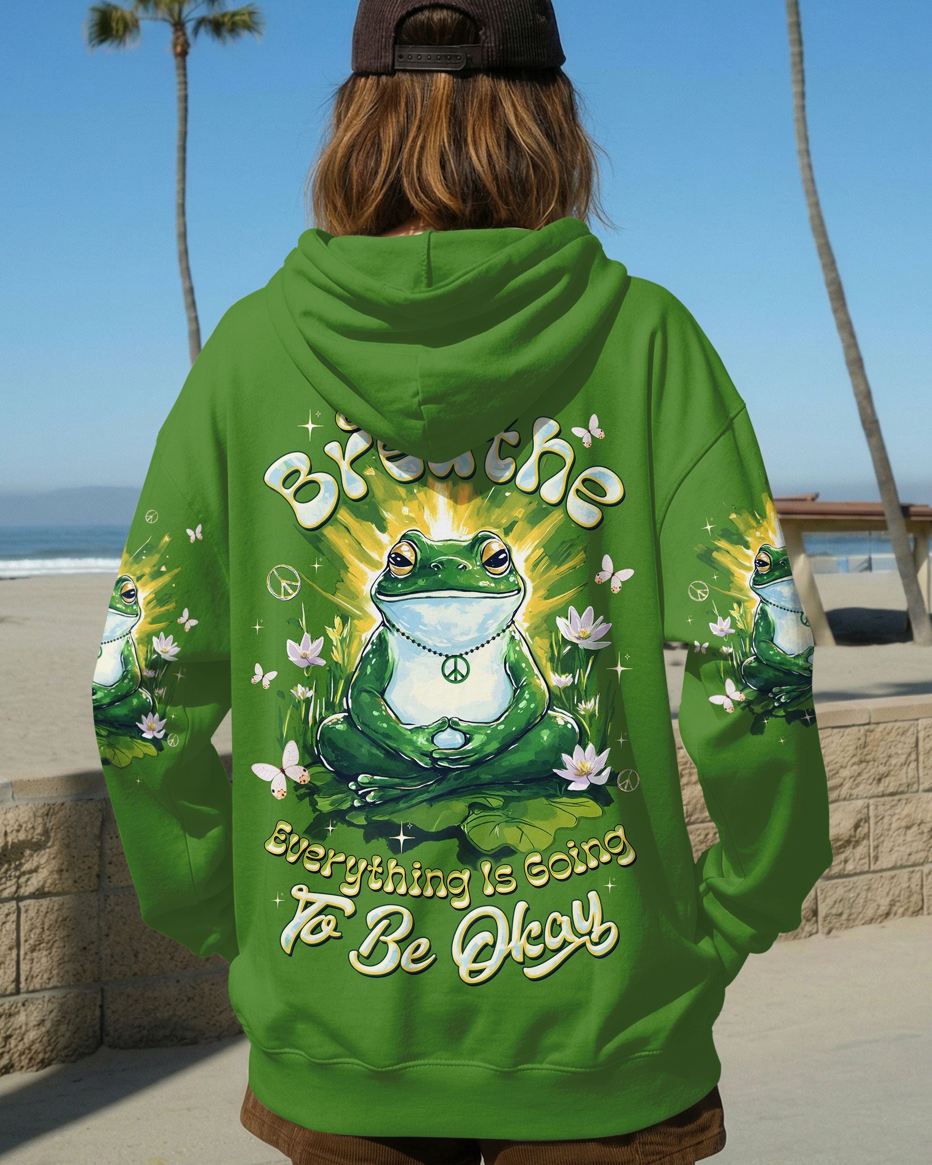 JUST BREATHE FROG  ALL OVER PRINT - TLTW2403261