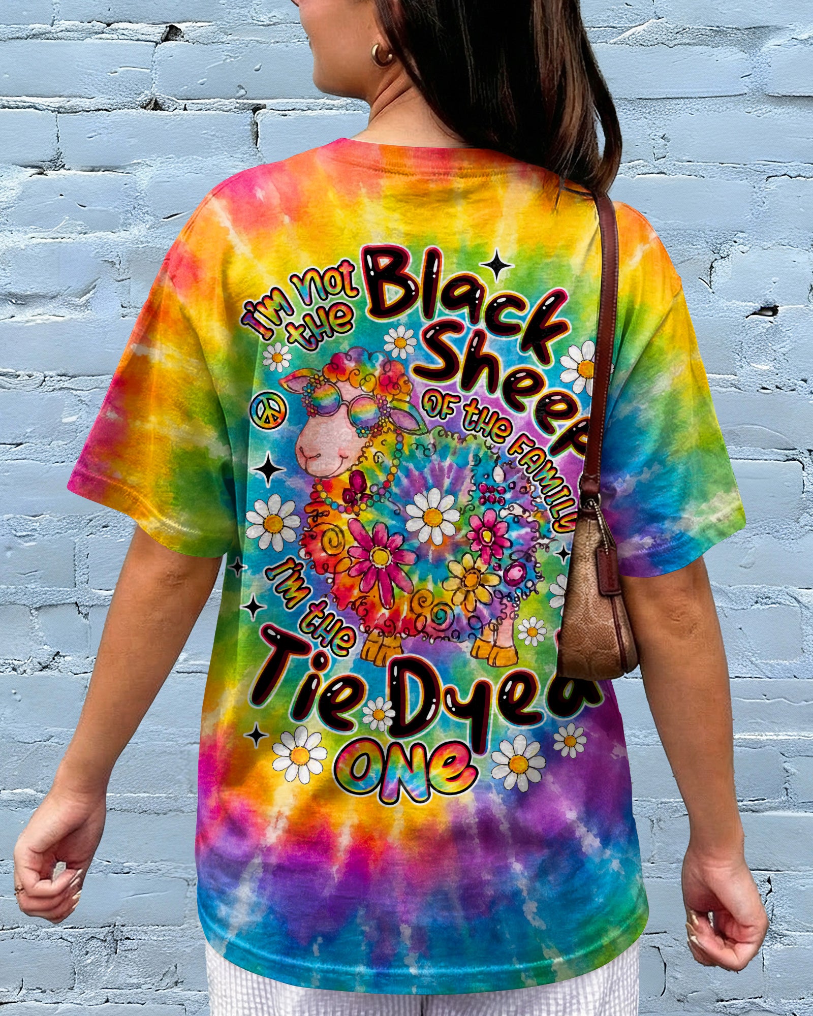 I'M NOT THE BLACK SHEEP TIE DYE ALL OVER PRINT - TLNO2707263
