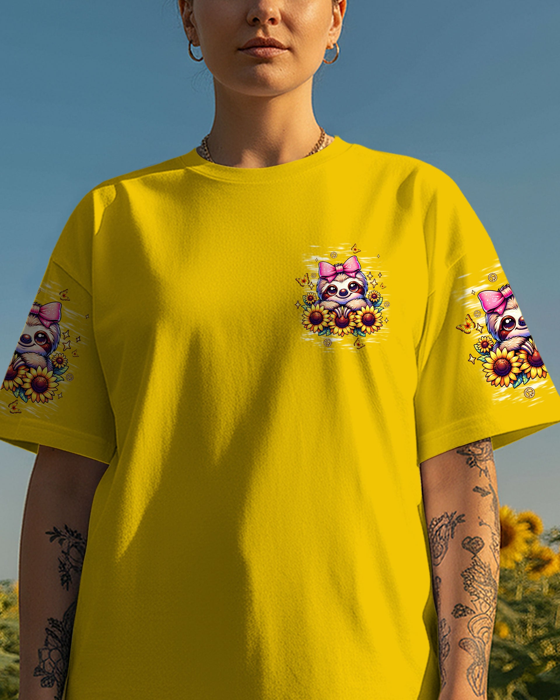 JUST BREATHE SLOTH ALL OVER PRINT - TLTW0111251