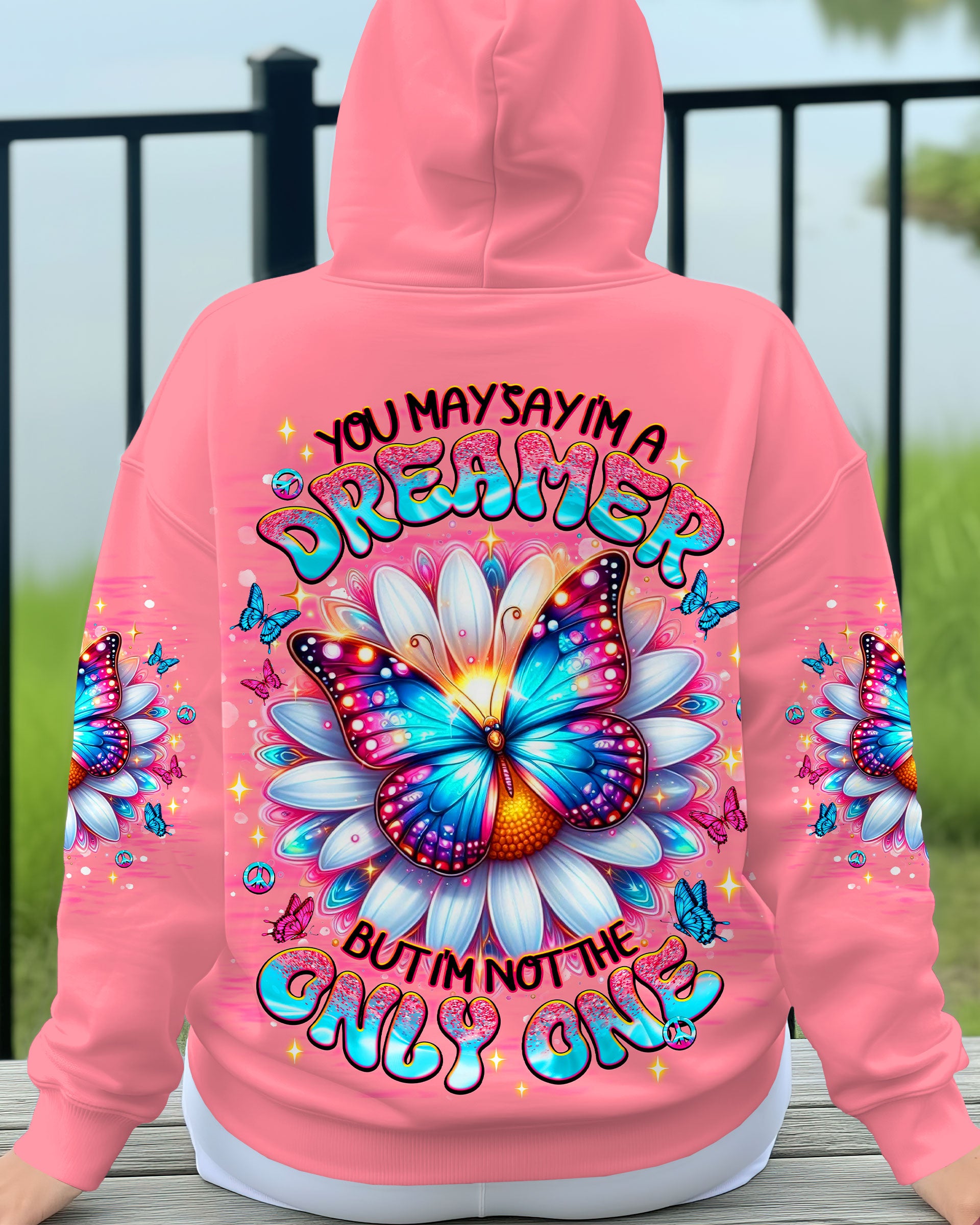 YOU MAY SAY I'M A DREAMER BUTTERFLY ALL OVER PRINT - TLNT0710254