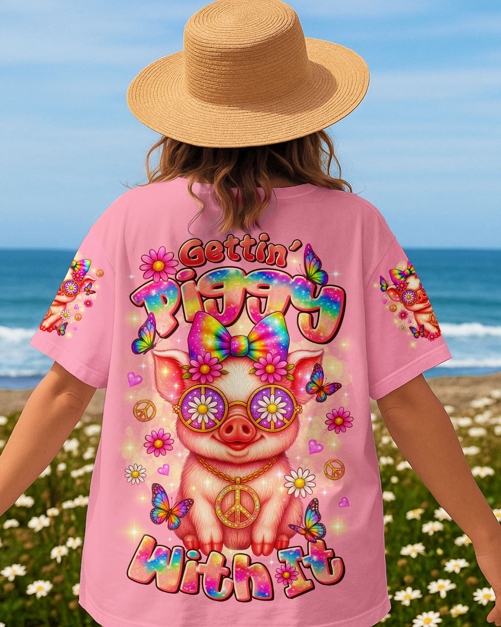 GETTIN' PIGGY WITH IT PIG ALL OVER PRINT - TLTR0508251