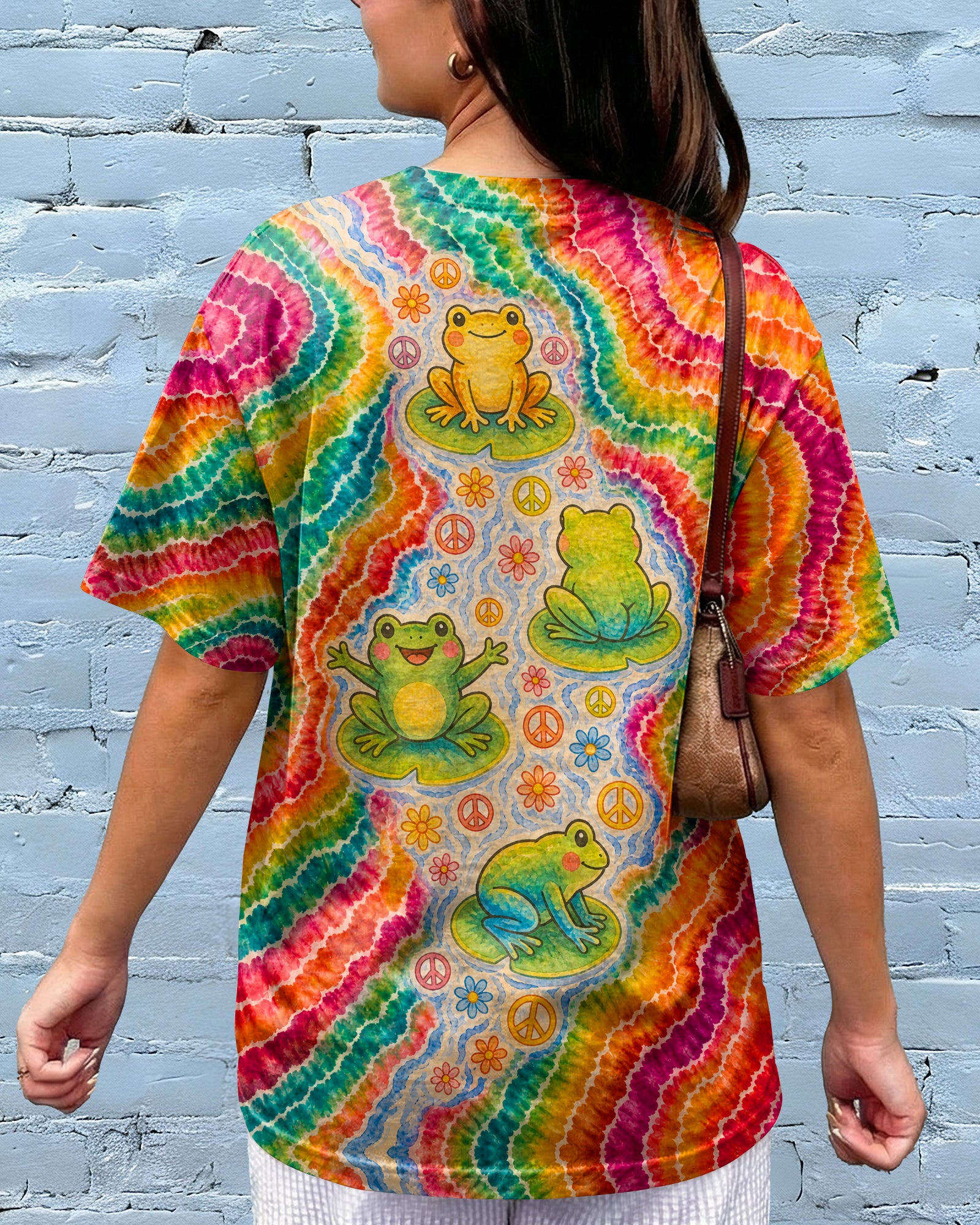 PEACEFUL FROG RAINBOW RIVER ALL OVER PRINT - KMTM1806262
