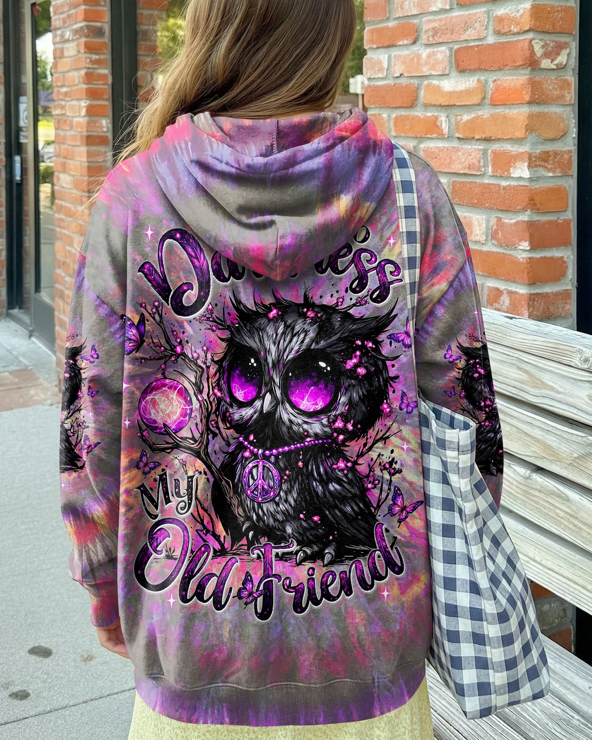HELLO DARKNESS MY OLD FRIEND OWL ALL OVER PRINT - TLNT2901261