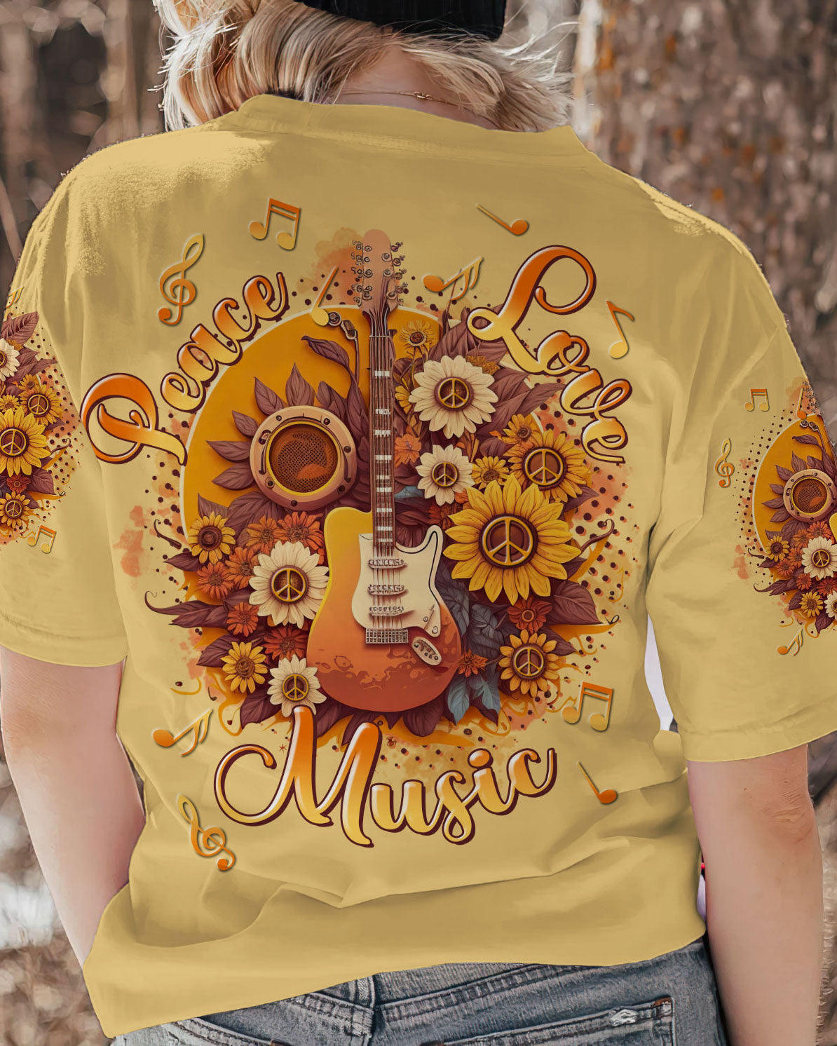 PEACE LOVE MUSIC ALL OVER PRINT - TLTR0405231