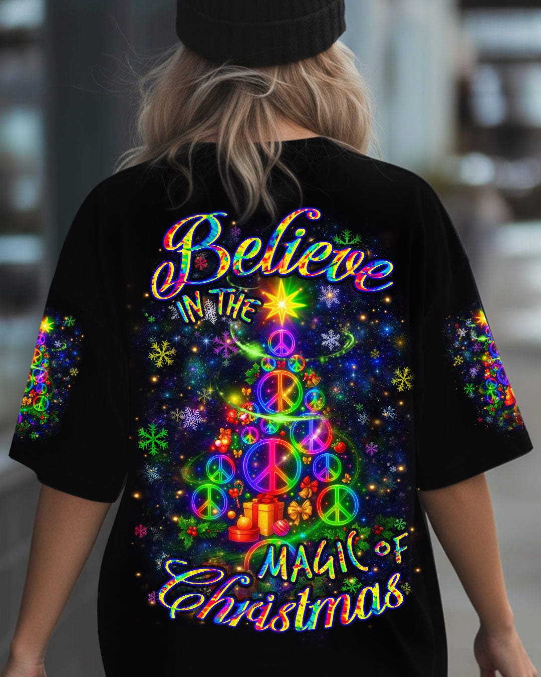 BELIEVE IN THE MAGIC OF CHRISTMAS ALL OVER PRINT - YHHN0711252