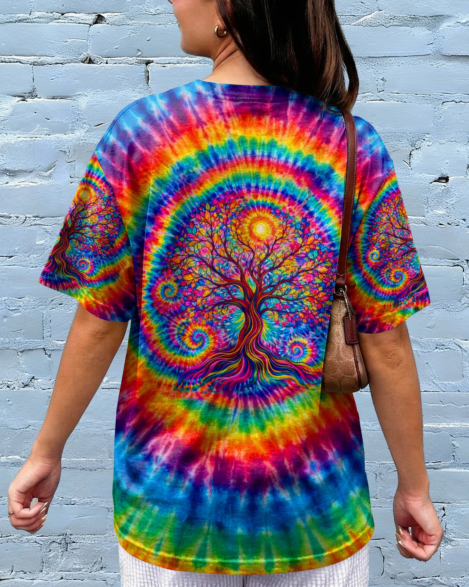 TREE LIFE COLORFUL SWIRL ALL OVER PRINT - TLTW2602262