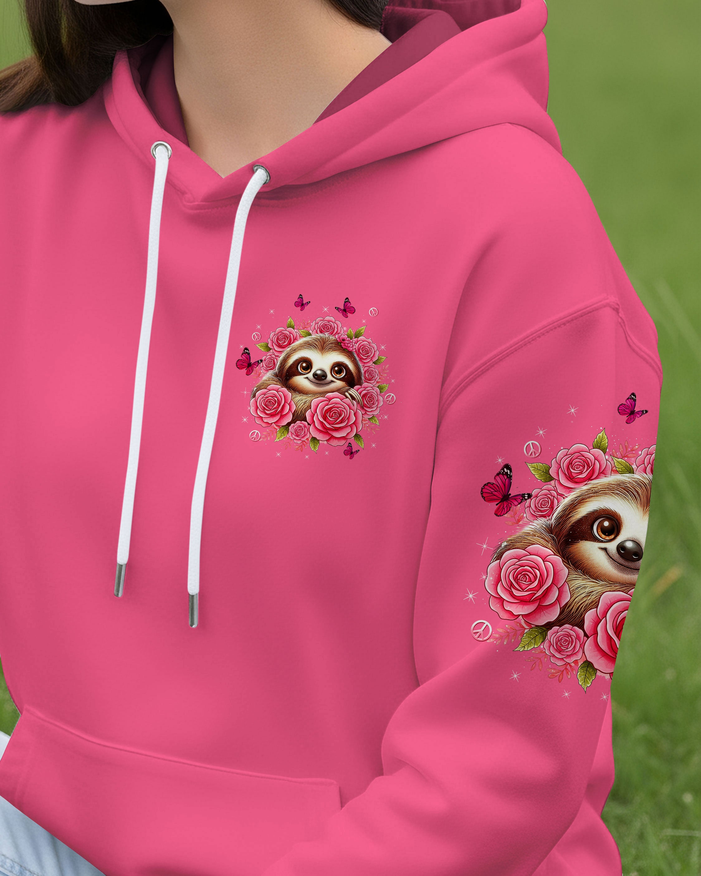 JUST BREATHE SLOTH ROSE ALL OVER PRINT - TLTW2110251