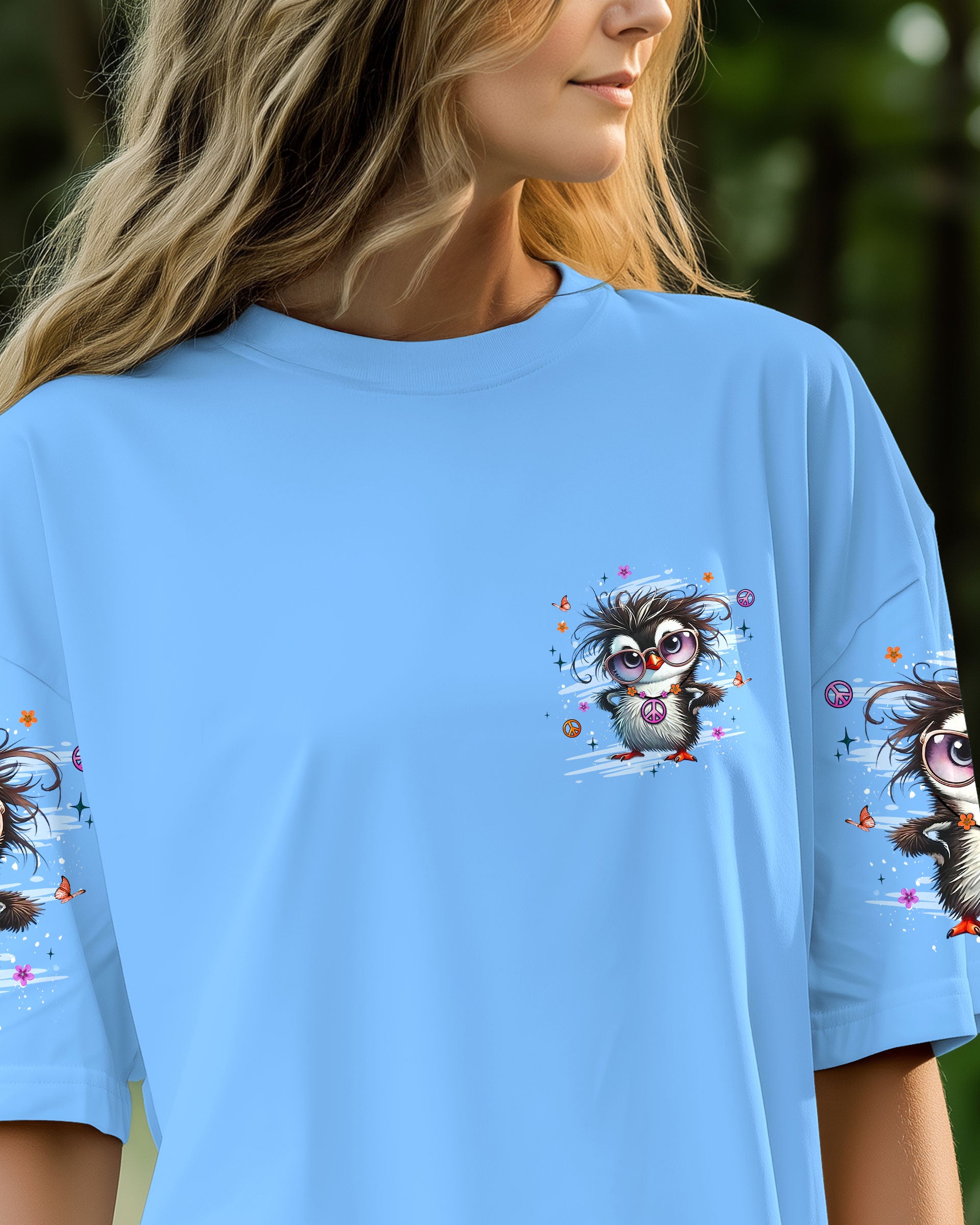 I'M NOT SHORT DUCK HIPPIE ALL OVER PRINT - YHLT0309251