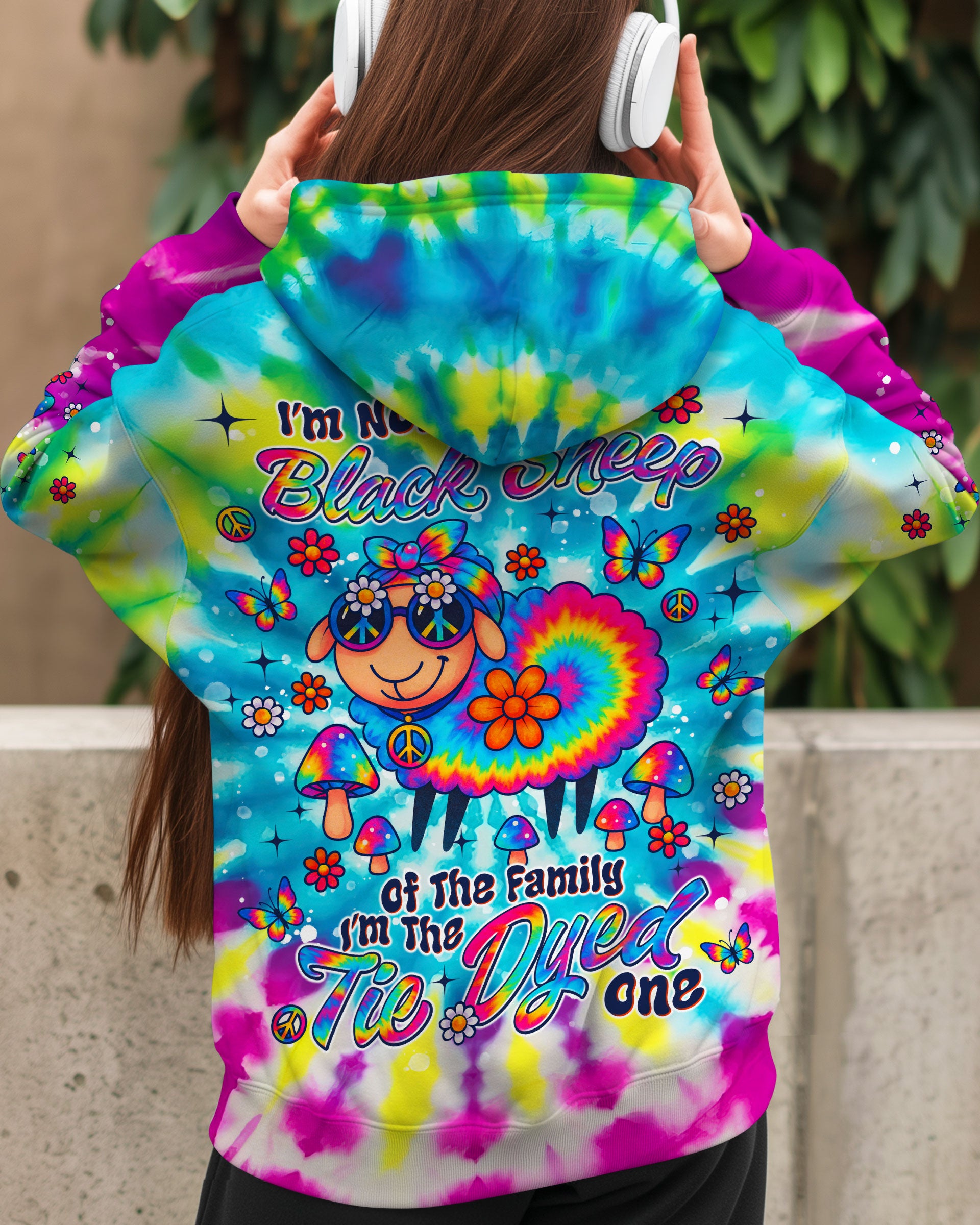 I'M NOT THE BLACK SHEEP TIE DYE ALL OVER PRINT  - TLNT1309252