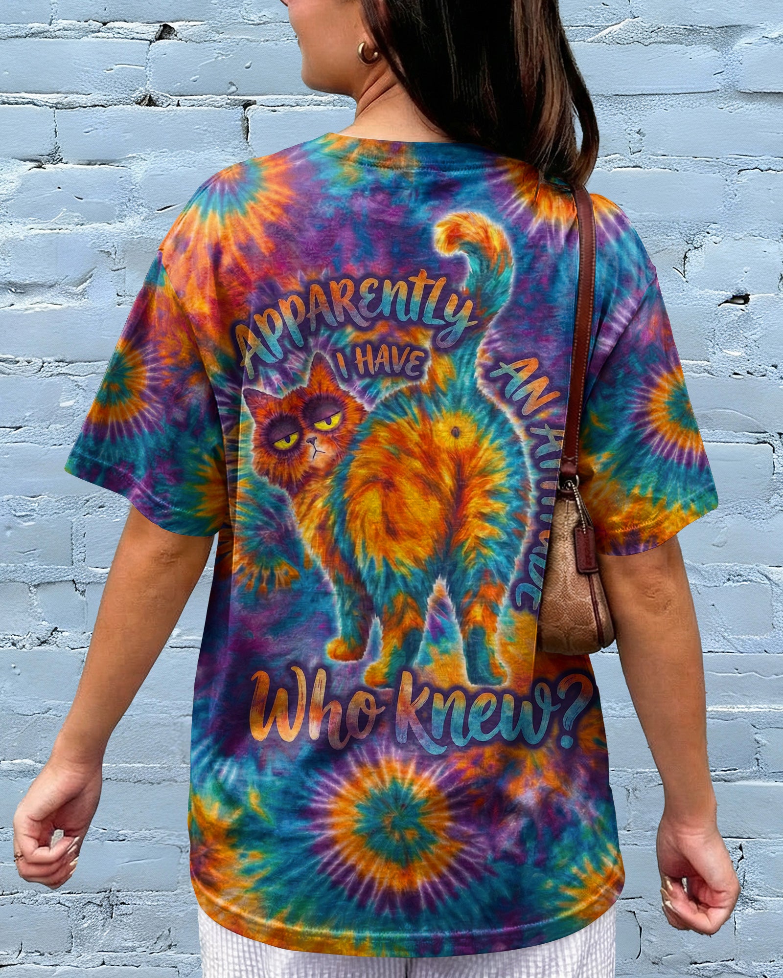 APPARENTLY I HAVE AN ATTITUDE WHO KNEW CAT ALL OVER PRINT - TM2803261