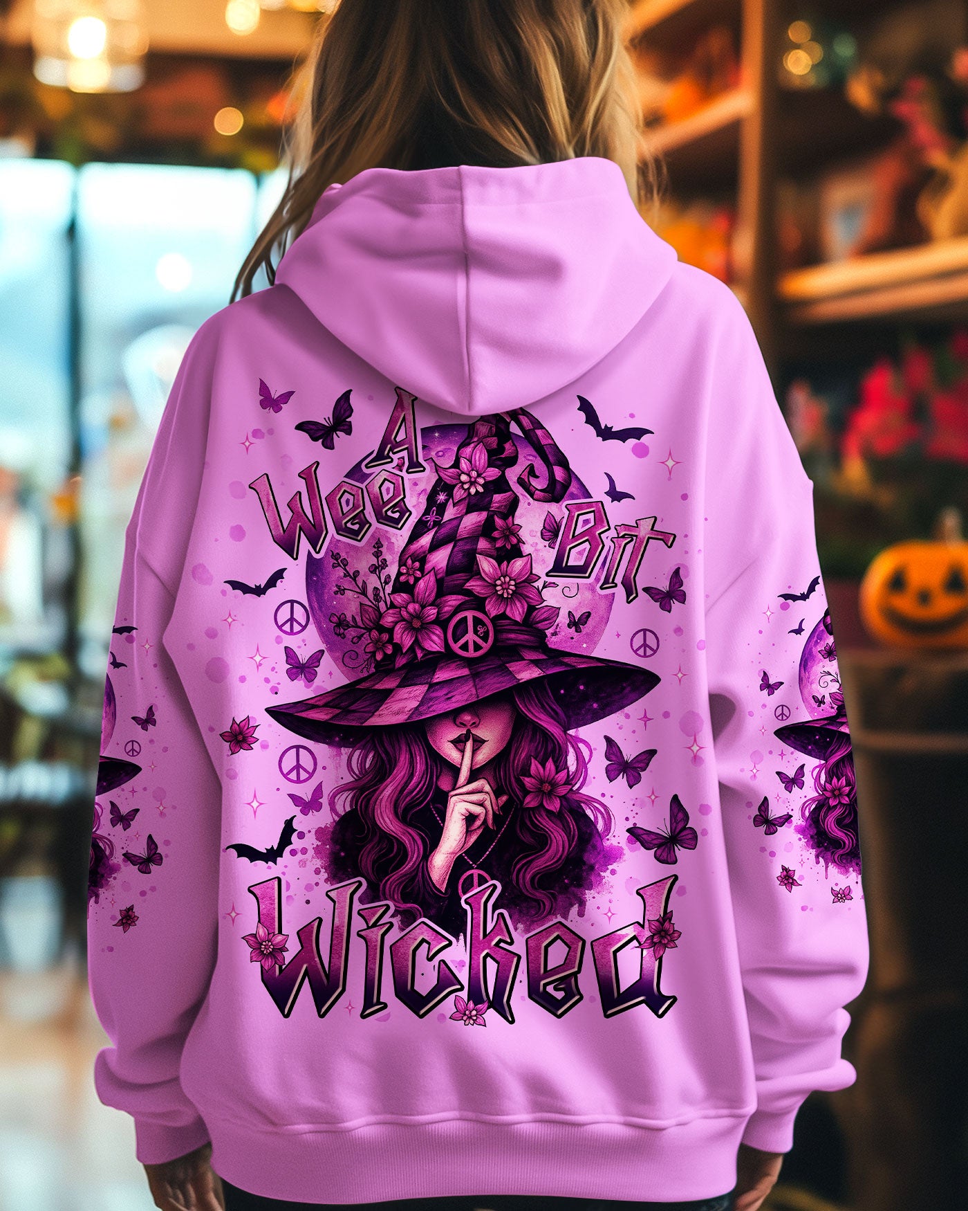 A WEE BIT WICKED WITCH HALLOWEEN ALL OVER PRINT - TLNT3007251
