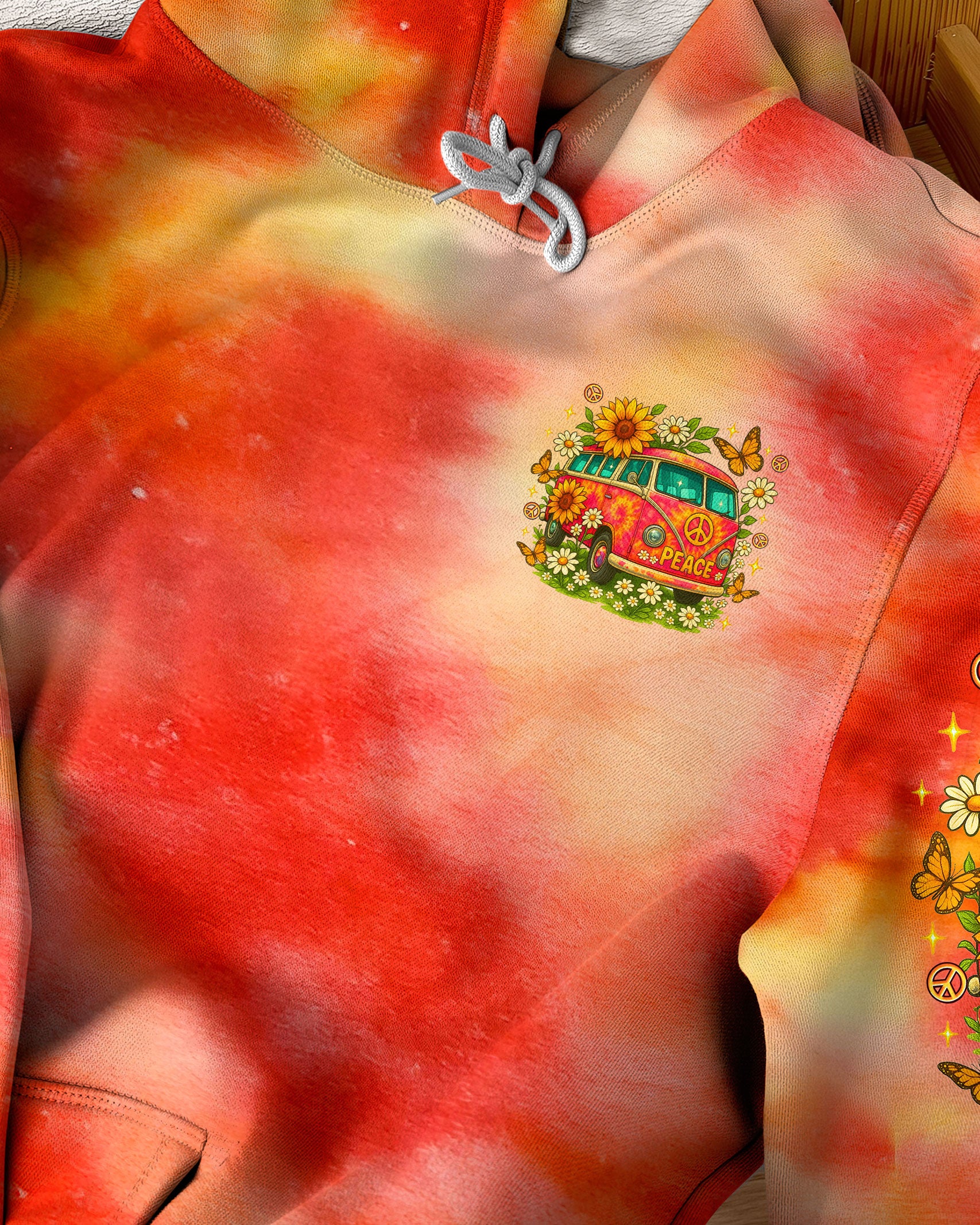 RUNNING AGAINST THE WIND BUS TIE DYE ALL OVER PRINT - TLTR0210252