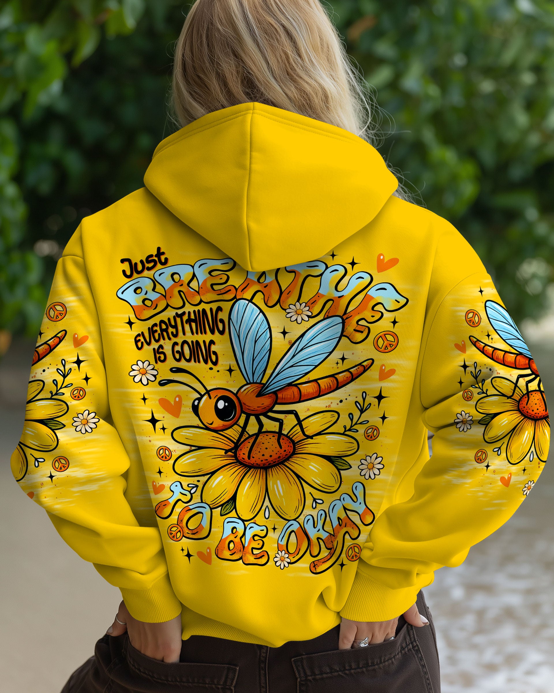 JUST BREATHE   DRAGONFLY ALL OVER PRINT - TLNT0810251